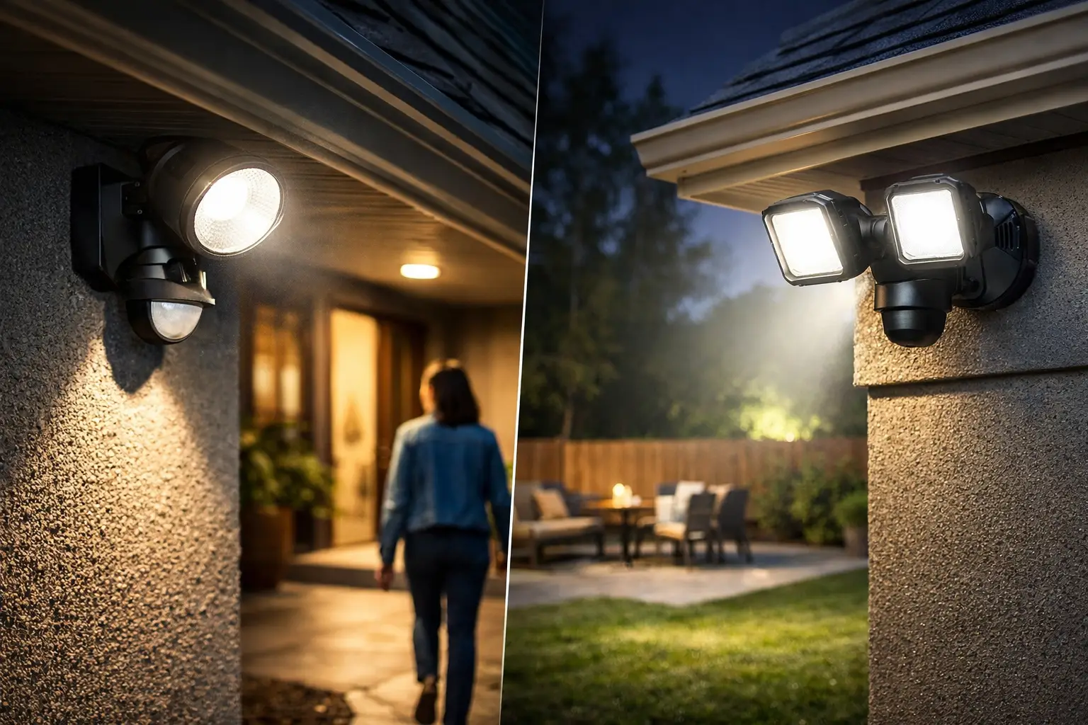 Motion Sensor Lighting vs. Flood Lights for Your Home