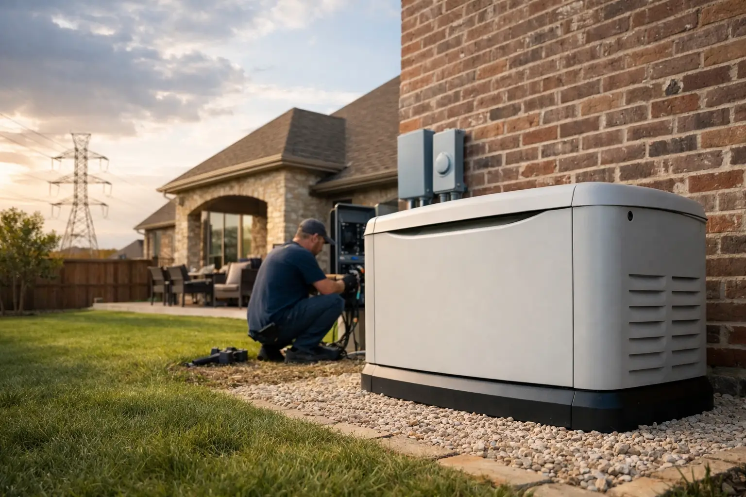 North Texas Generator Installation for Outages